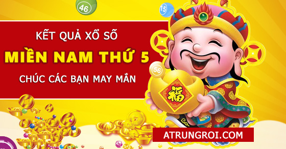 XSMN Thứ 5 - Xổ số Miền Nam Thứ Năm Hàng Tuần - SXMN T5