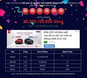 Tin trúng số Vietlott Mega 6/45 ngày 12/9/2021 mới nhất
